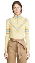 By any Other Name Cropped Zip Cashmere Pullover at Shopbop